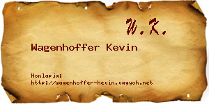 Wagenhoffer Kevin névjegykártya